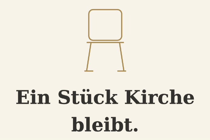 Ein Stück Kirche bleibt